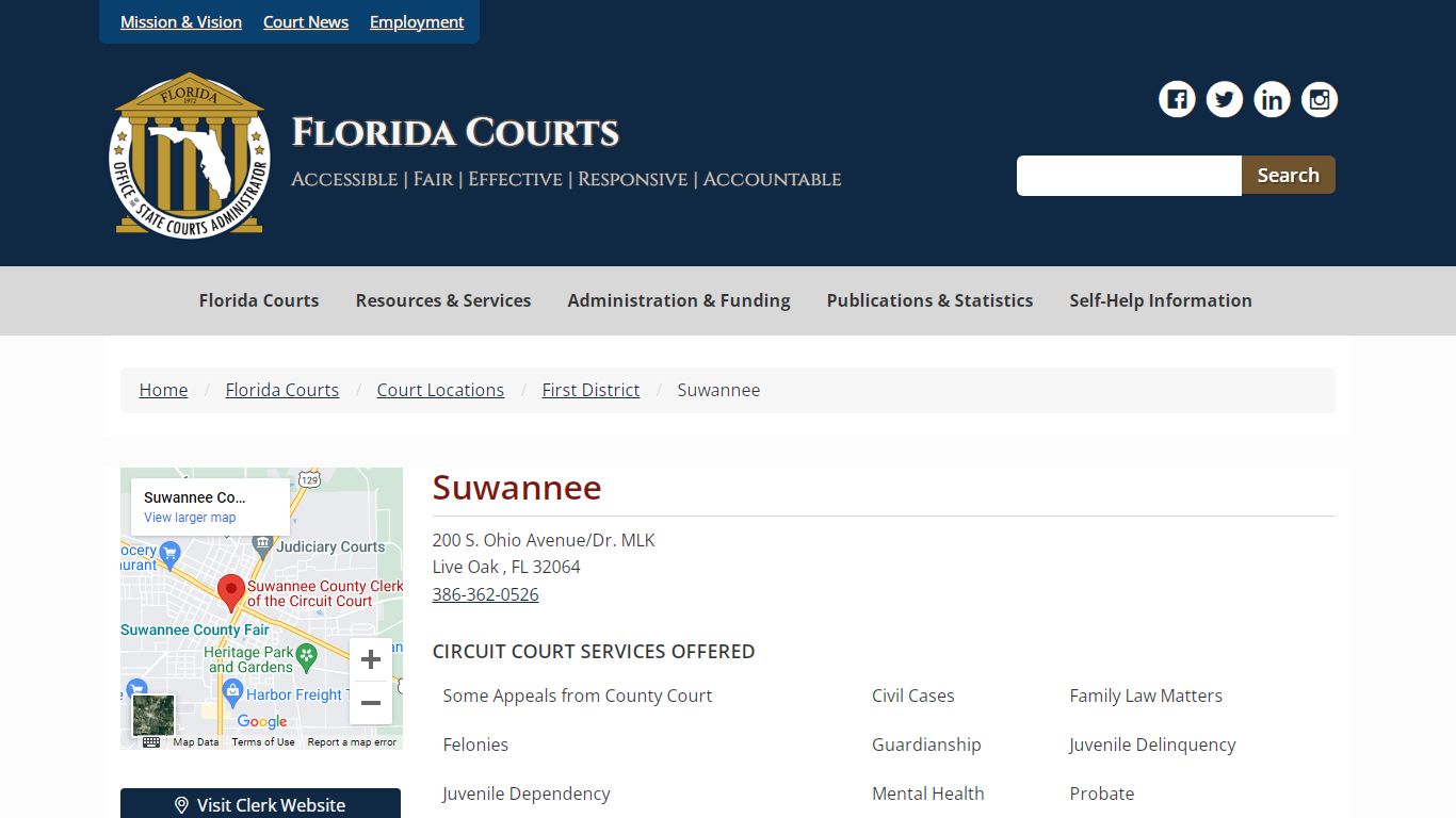 Suwannee - Florida Courts